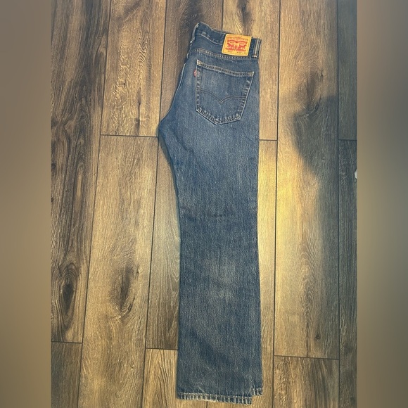 Levi’s 505 Straight Leg Jeans Men’s W32 L32 | Classic Medium Wash - Picture 4 of 16